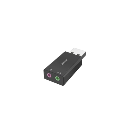 Hama Externe Soundkarte, USB Klinke Adapter...