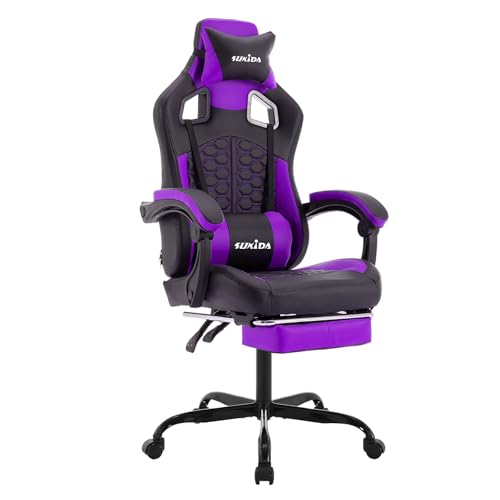 SUKIDA Gaming Stuhl, Ergonomischer...