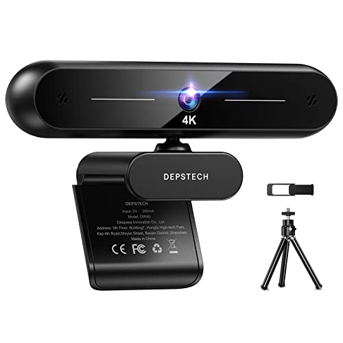 DEPSTECH Webcam 4K, Autofokus Webcam mit Sony...