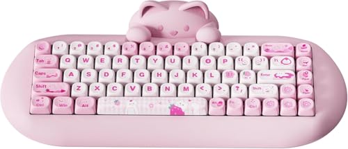 YUNZII C68 Drahtlose Mechanische Tastatur,65%...