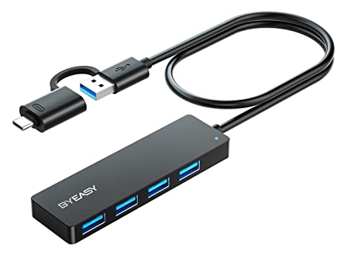 BYEASY USB C Hub zu USB 3.0 HUB mit 4 Port...