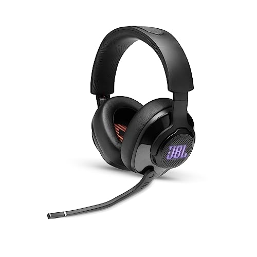 JBL Quantum 400 Over-Ear Gaming Headset –...