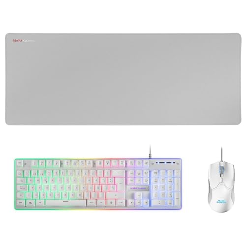 Mars Gaming MCPXWES, Combo Tastatur H-Mech...