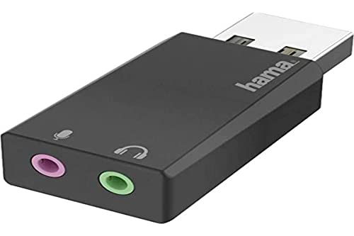 Hama Externe Soundkarte, USB Klinke Adapter...