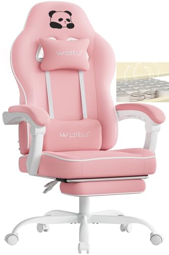 WOLTU Gaming Stuhl mit Taschenfederkissen,...