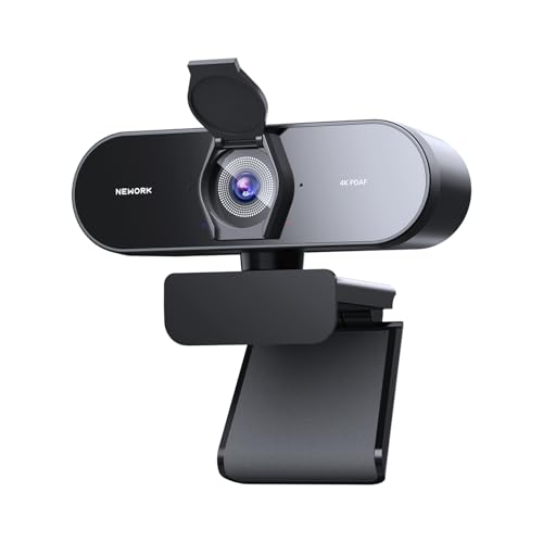 NEWORK 4K Webcam Mit PDAF & CDAF...