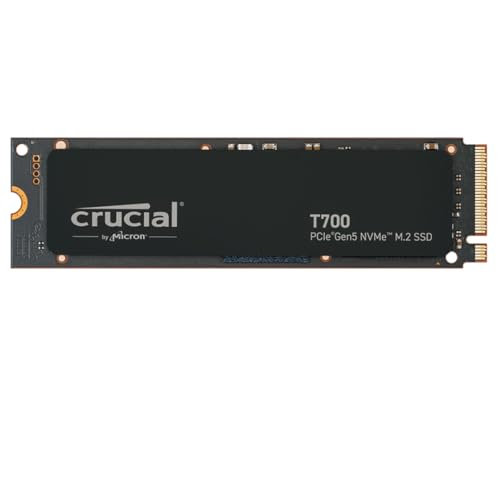Crucial T700 1TB SSD PCIe Gen5 NVMe M.2...