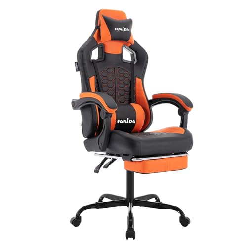 SUKIDA Ergonomischer Gaming-Stuhl mit...