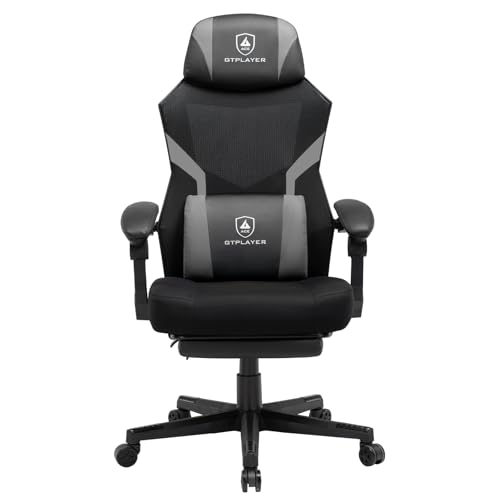 GTPLAYER Gaming Stuhl mit Fußstütze,...