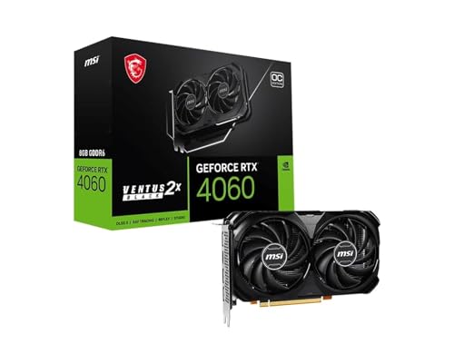 MSI GeForce RTX 4060 Ventus 2X Black 8G OC...