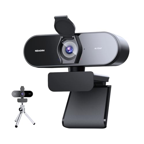 NEWORK 4K Webcam Mit PDAF & CDAF...