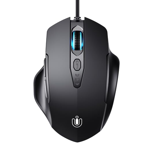Uineer Maus Mit Kabel, ergonomisches Design,...