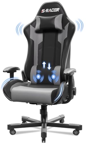 JUMMICO Massage Gaming Stuhl, Bürostuhl...