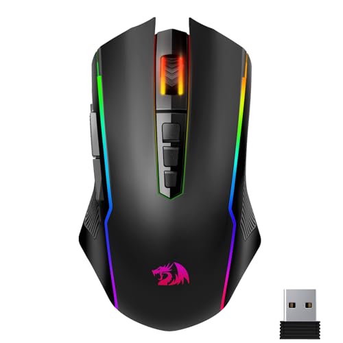 Redragon Gaming Maus Kabellose,RGB...