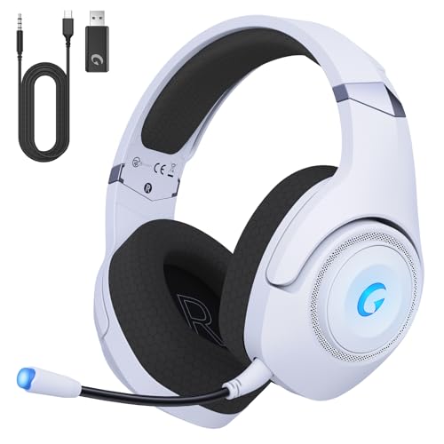 KAPEYDESI Gaming Headset Wireless, Gaming...