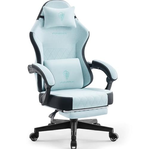 Dowinx Gaming Stuhl Stoff mit Frühling...