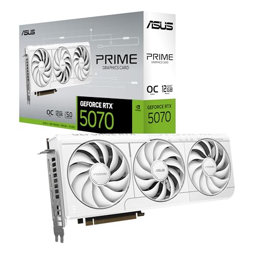 ASUS Prime GeForce RTX 5070 White OC Edition...