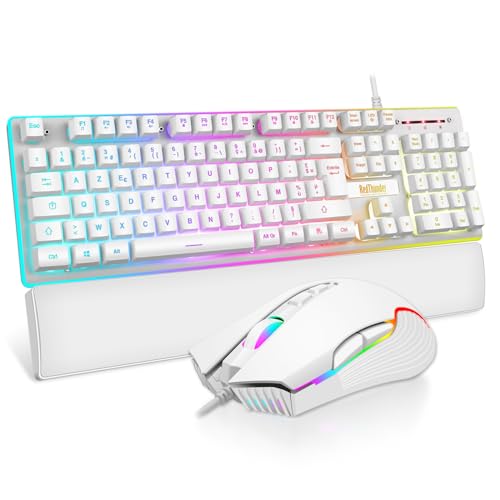 RedThunder K10 Gaming-Tastatur und Maus,...