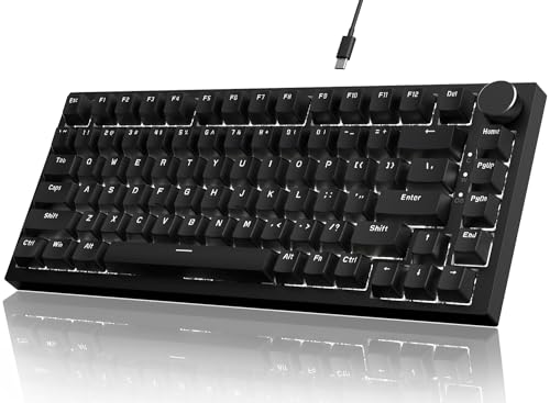 YINDIAO Ajazz AK820 Mechanische Tastatur mit...