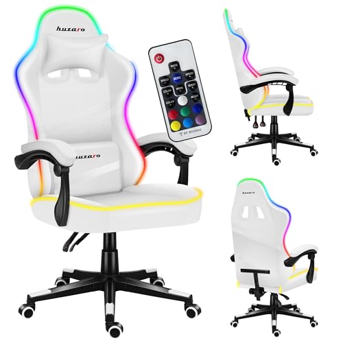 huzaro Force 4.4 RGB White Gaming Stuhl mit...