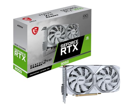 MSI GeForce RTX 3050 Ventus 2X XS White 8G OC...