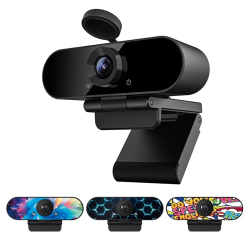 Smilodon 1080P HD Webcam, Pro, mit 110°...