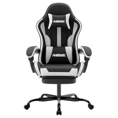 NIONIK Bürostuhl Gaming Stuhl,Gamer Stuhls...