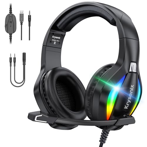 Krysenix PG1 RGB Gaming Headset für PS4,...
