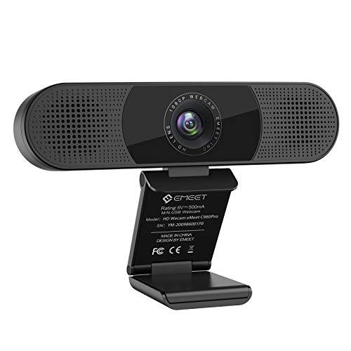eMeet 1080P Webcam - C980PRO Webcam mit...