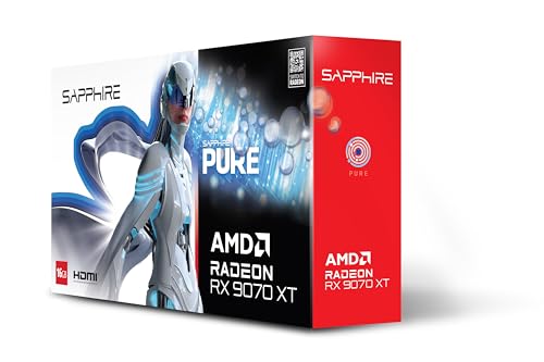 Sapphire Pure Radeon RX 9070 XT AMD 16 GB...