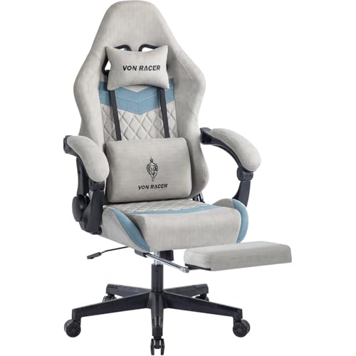 Fantasylab Gaming Stuhl Stoff Gaming Chair...
