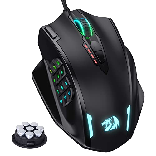 Redragon M908 Impact RGB LED MMO Maus mit...