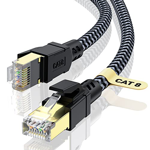 CABNEER Cat 8 Ethernet Kabel 5M, 40Gbps...