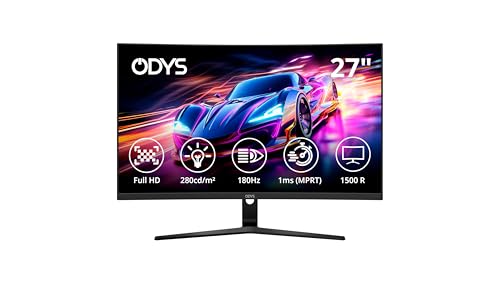 ODYS XP27-F-180-27 Zoll (69 cm) Curved Office...