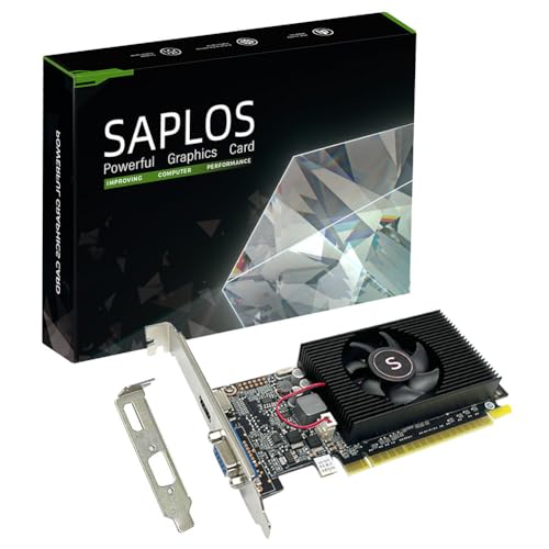 SAPLOS Geforce GT 610 Grafikkarte, 2GB DDR3...