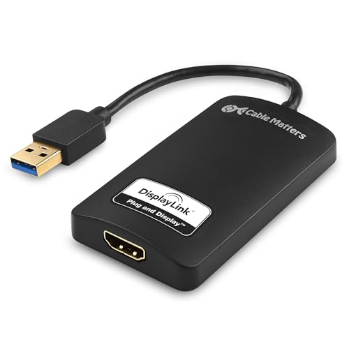 Cable Matters SuperSpeed USB HDMI Adapter...