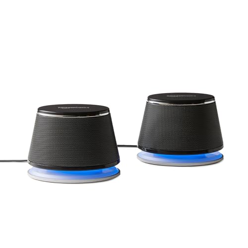 Amazon Basics Stereo-2.0-Lautsprecher für PC...