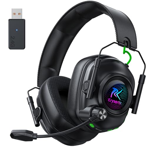 Krysenix KGH2 Gaming Headset Wireless für...
