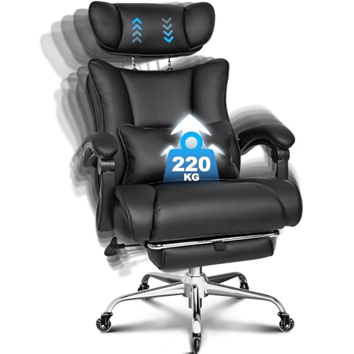 BASETBL Bürostuhl 200kg, Ergonomischer...