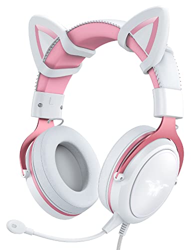 PHNIXGAM Gaming-Headset mit Mikrofon, Gaming...
