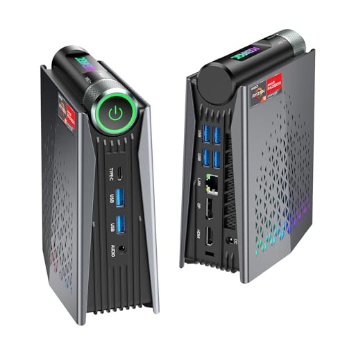 RGB Mini PC Шin11, AMD Ryzen 9 6900HX (bis...