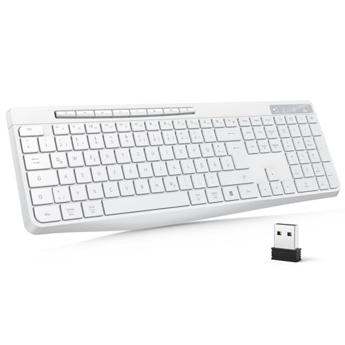 TECURS Gaming - Tastatur - kabellos, Leise...