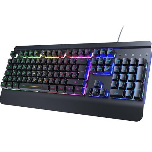 RisoPhy Gaming Tastatur, QWERTZ,...