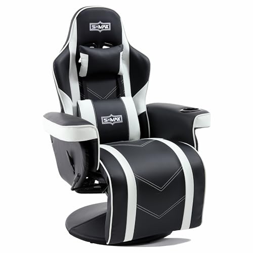 S*MAX Gaming Stuhl mit Fußstütze...