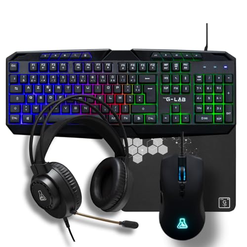 The G-Lab - Combo Natrium – Gaming-Tastatur...
