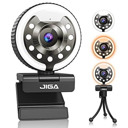 1080P Webcam mit Mikrofon, Full HD Facecam...