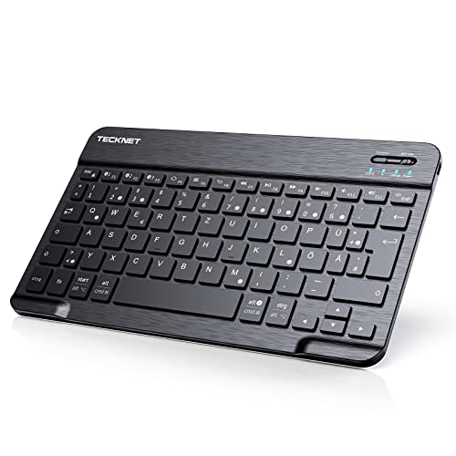 TECKNET Bluetooth Tastatur, Ultra Dünn...