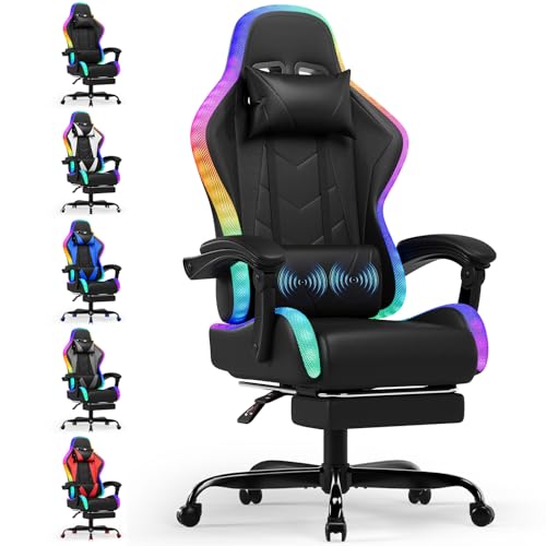 Devoko LED Gaming Stuhl, Cool und...