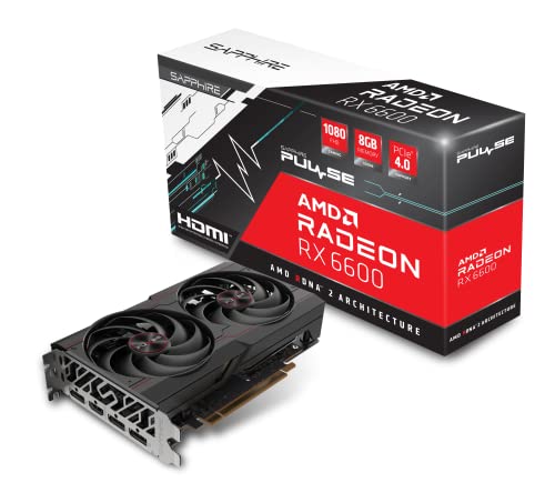 Sapphire Pulse AMD Radeon RX 6600 Gaming 8 GB...
