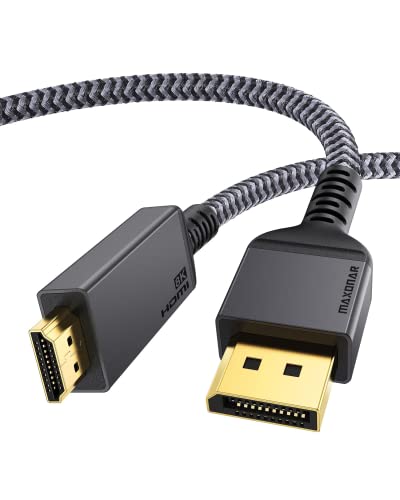 DisplayPort 1.4 auf HDMI 2.1 8K Kabel,Maxonar...